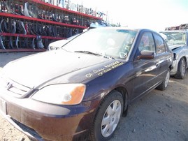 2001 Honda Civic EX Purple Sedan 1.7L Vtec AT #A22608